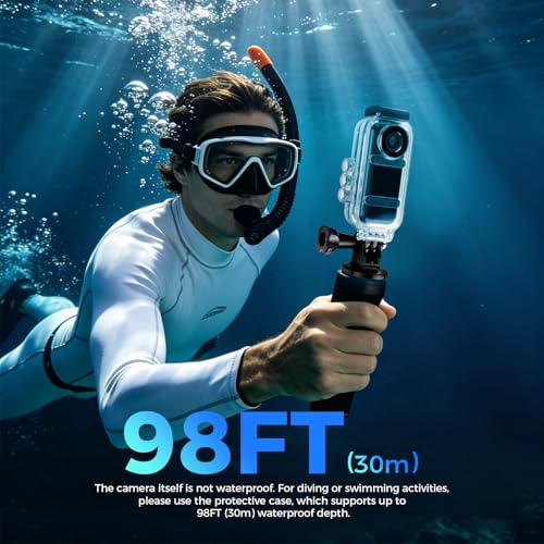 Image of 4K Mini Body Camera-Wearable POV Cam with Back Clip & Magnetic Lanyard 64GB