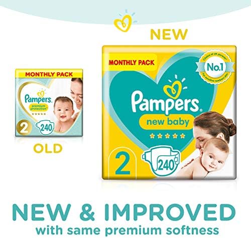 pampers size 2 monthly pack
