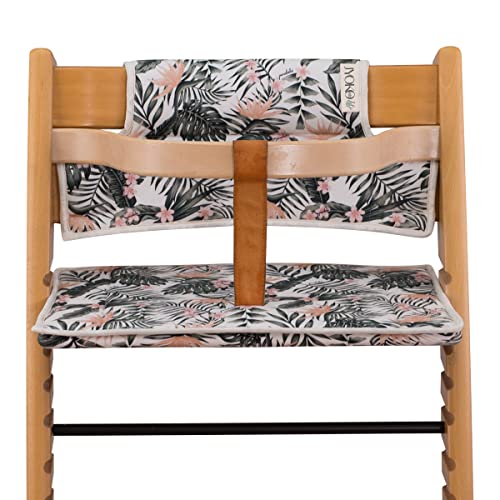 Image of JYOKO Kids Cushion Made Cotton 100% Compatible with Stokke Tripp Trapp high Chair (African Sunset)