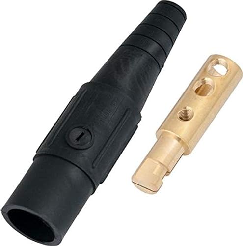 20-40 ENCHUFE MACHO NEGRO 600V400A 1P1W Enchufe estilo CAM