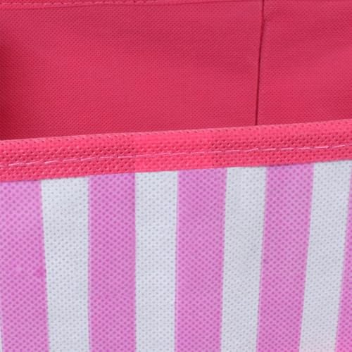 Image of PrettyKrafts 4 Pcs Non Woven Shirt Stacker /Cloth Organizer for Storage /Closet & Wardrobe Organizer for Storage /Foldable Shirt Organizer Cloth Storage Box Pink, 25x38x25 cm