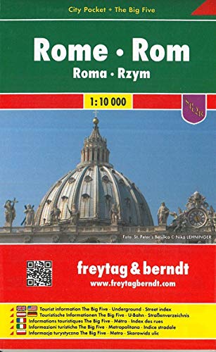 Rom, Stadtplan 1:10.000, City Pocket + The Big Five Rom, Stadtplan 1:10.000, City Pocket + The Big Five