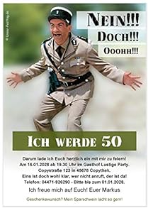 Unser-Festtag Humorvolle Geburtstagseinladung ARTNR-30299-90