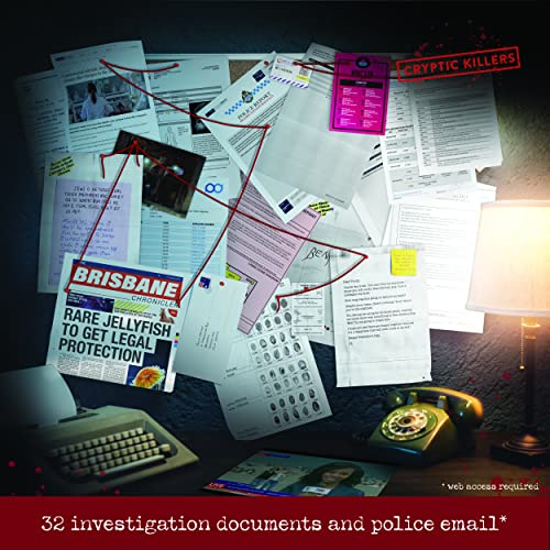 Cryptic Killers Unsolved murder mystery game, Cold Case Files Investigation Detective clues/evidence, Solve the crime - Image 3