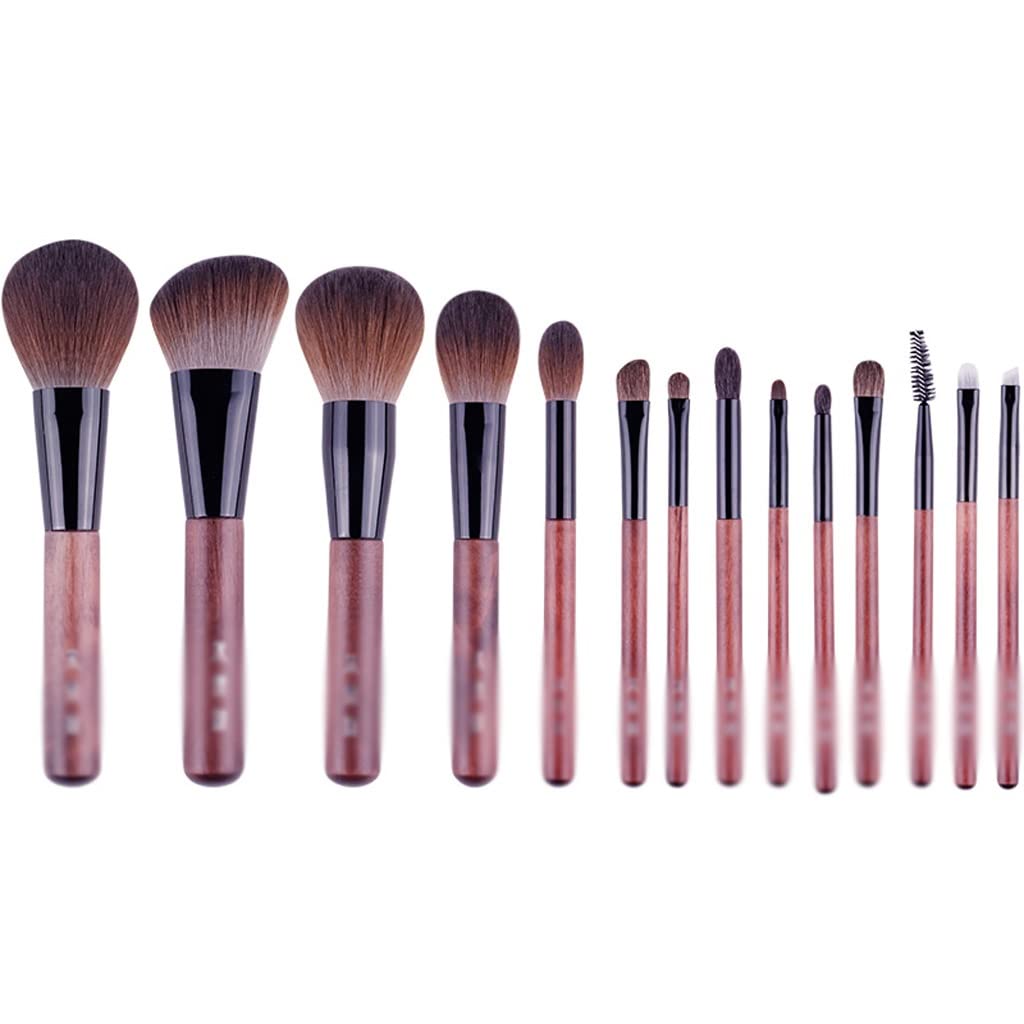 Set di pennelli per Il Trucco - Set Completo di pennelli per Principianti - Pennello per Cipria, Pennello per rifinitura, Pennello per ombretto, Pennello per Eyeliner