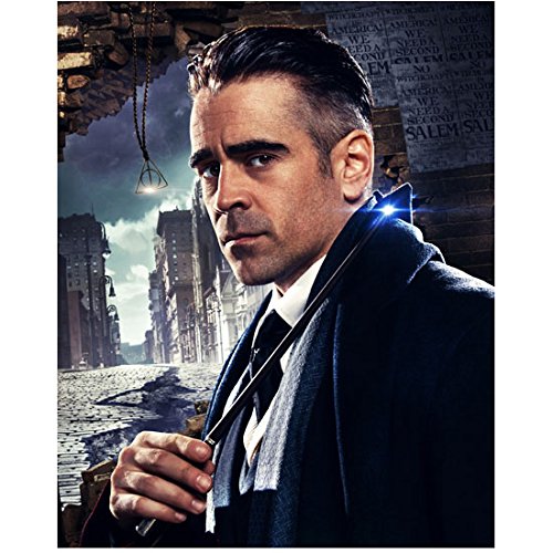 Fantastic Beasts and Where to Find Them Colin Farrell as Graves Holding Wand 8 x 10 inch Photo