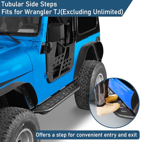 Estribos laterales para Jeep Wrangler TJ 1997-2006 miniatura 2