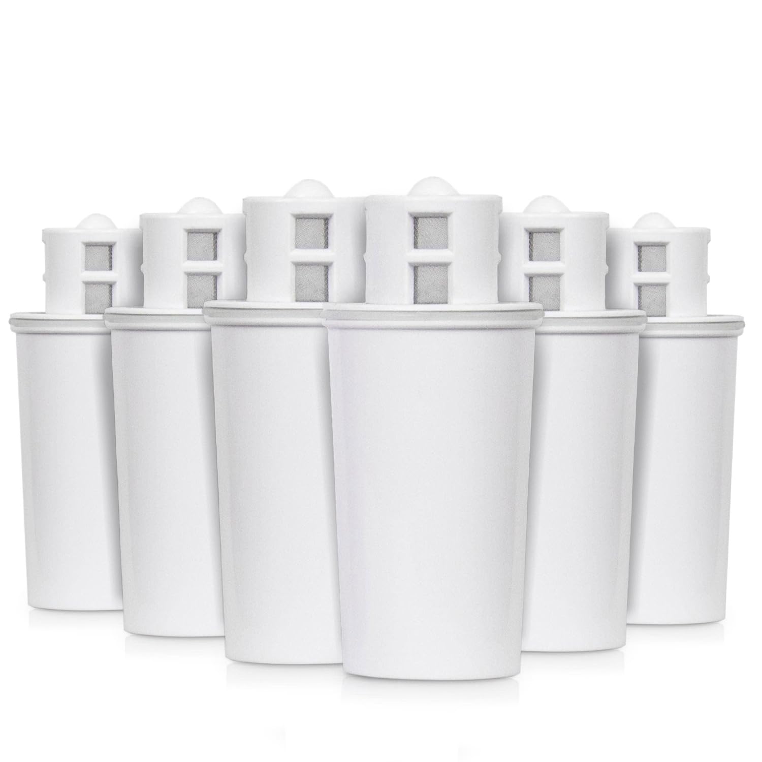 Crystal Quest Standard/SMART Water Filter Pitcher Cartridge – Advanced Filtration for Clean, Healthy Water, Removes Contaminants, Long-Lasting, Easy Installation, 2,000 Gallons [Pack of 6]