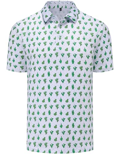 Camiseta Polo para Hombre de Golf, Secado Rápido y Absorción de Humedad, Estilo Casual y Divertido miniatura 2