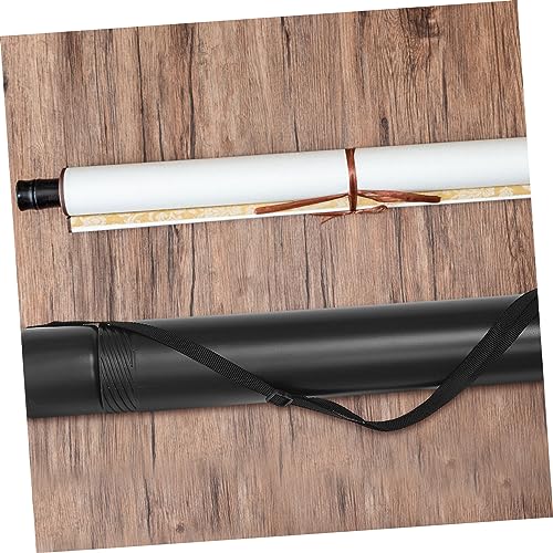 Image of MAGICLULU Telescoping Poster Tube Shoulder Strap Storage for Posters Prints Maps and Drawings Reusable Artwork Holder for Organization