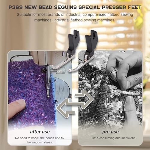 P369 Pie Prensatelas Especial para Pedrería y Lentejuelas miniatura 6