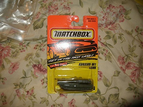 Miniature Abrams M1 Tank Matchbox 1994 échelle 1:64 en métal injecté premium