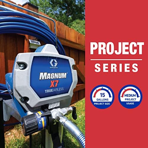 Graco Magnum X7 Cart Airless Paint Sprayer, Interior & Exterior | Model 262805, Cart Design, Adjustable Pressure, 3000 PSI product image 14