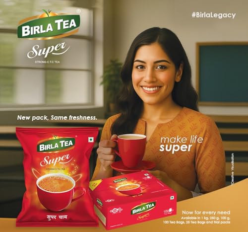 Image of Birla Super Premium CTC Tea | Strong Kadak Chai with Refreshing Taste | Assam Black Tea | Loose Leaf | 1kg