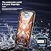 GOLDJU Magnetic for iPhone Air Case-Waterproof, Built-in Screen & Camera Protector-IP68 Underwater Full Body 16FT Military Dropproof Shockproof Case for iPhone 17 Air 6.5''- Black