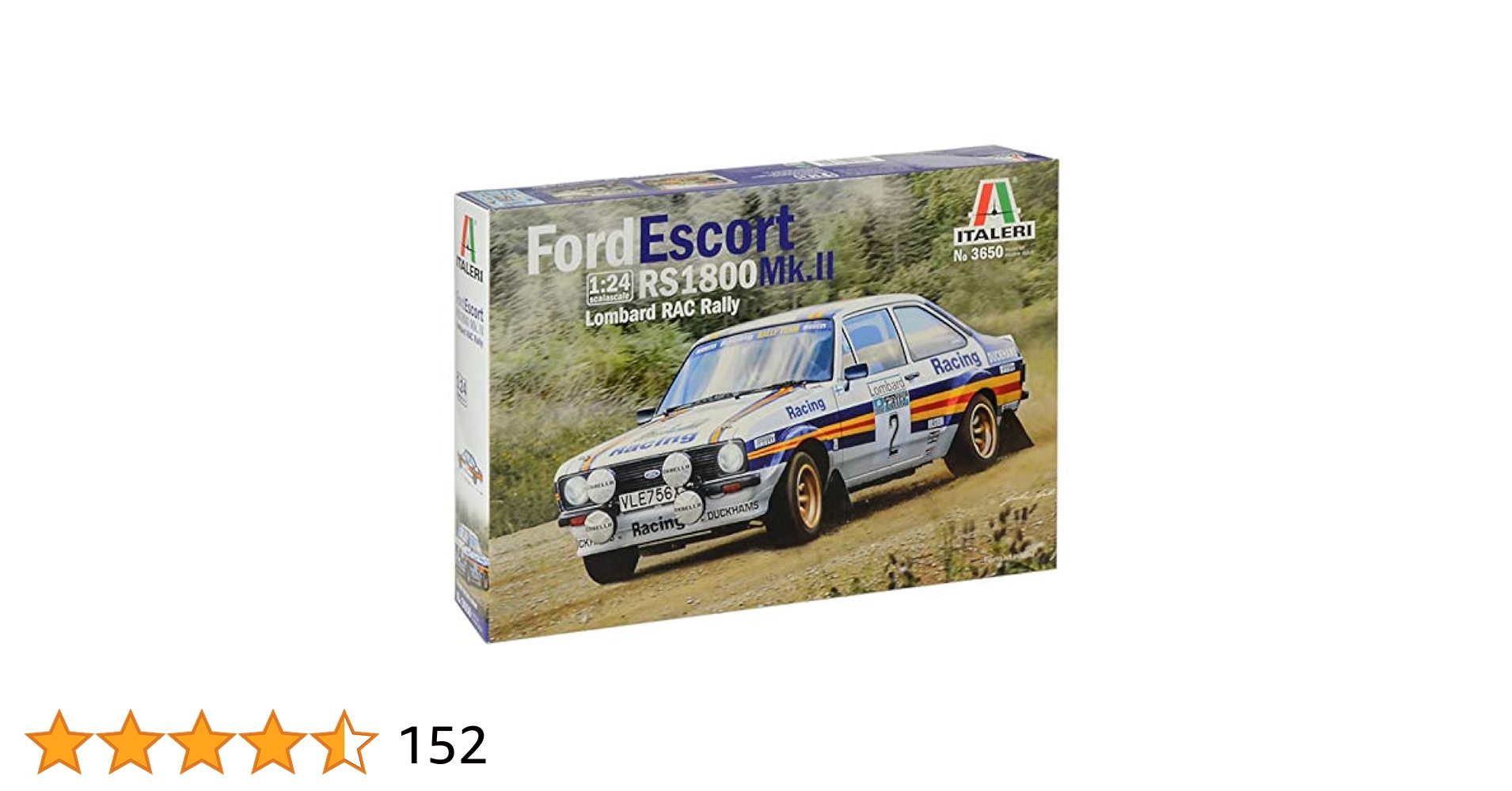 (未使用･未開封品)　イタレリ 1/24 フォード エスコート RS1800 Mk.II RACラリー (日本語説明書付属) bt0tq1u Amazon | イタレリ 1/24 フォード エスコート RS1800 Mk.II RAC