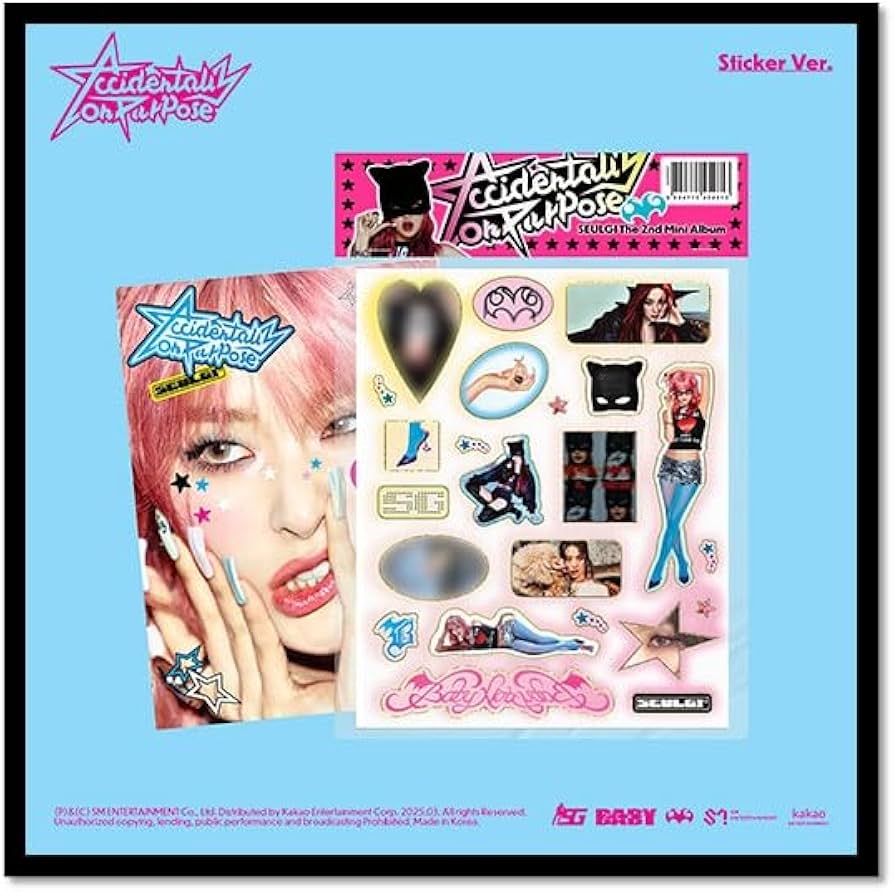 Amazon.com: SEULGI Red Velvet Accidentally On Purpose [Sticker Ver