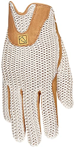 SSG Crochet Open Gloves 8 Natural