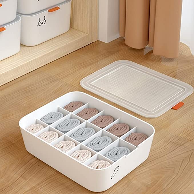 Scizor Socks Panties Underwear Storage box Underwear Box Compartments
