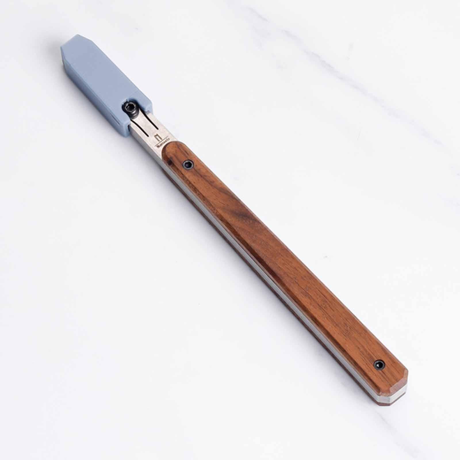 Generic Cuchillo de Precisión Herramienta de Corte Manual para Tallado Cuchillo de Modelado con Mango Ergonómico de Madera Acabado Elegante Adecuado