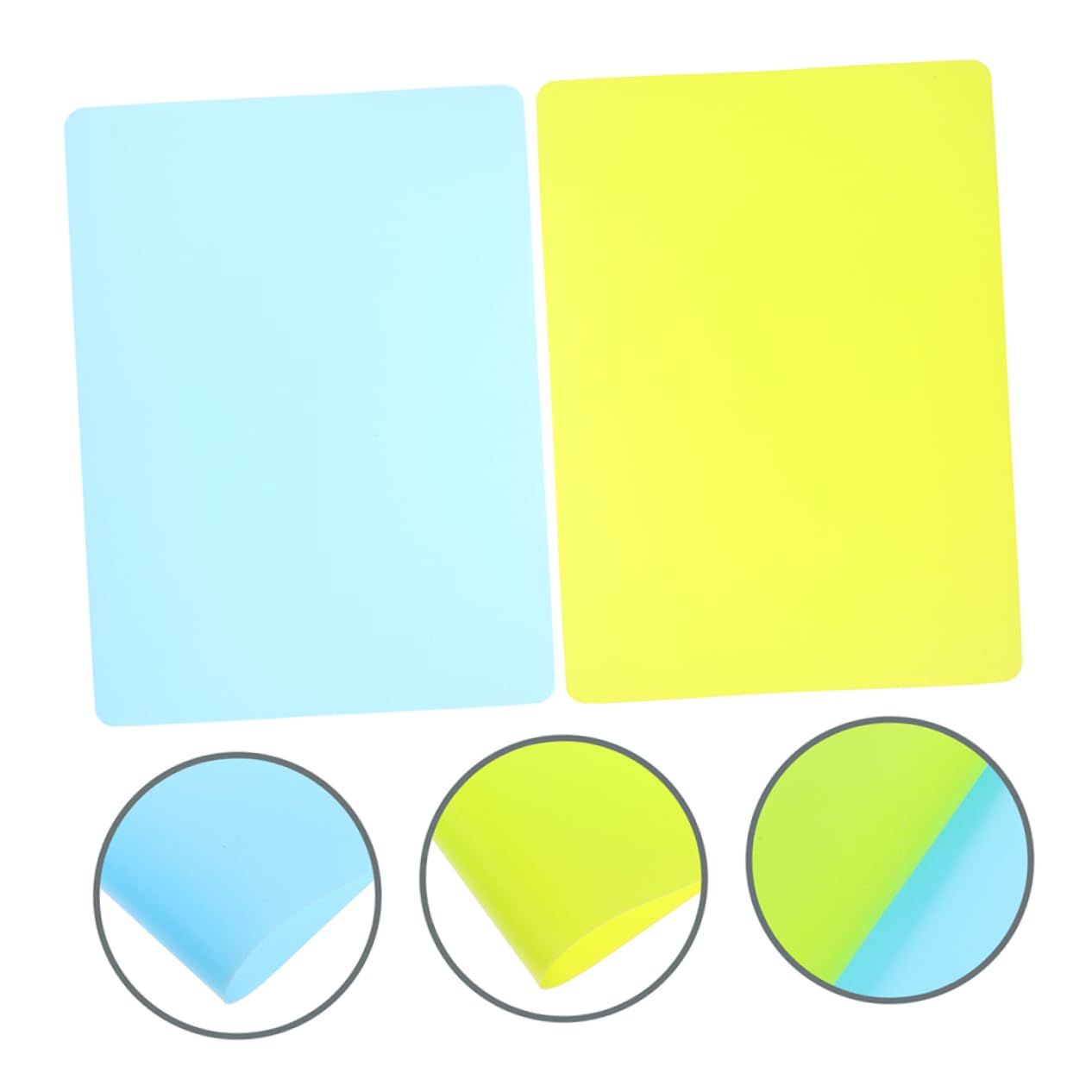 HANABASS 8 Tovagliette in Silicone Antiscottatura per Tappetini Lavabili e Flessibili per Cucina e Scrivania Protezione Macchia e Antiscivolo per e