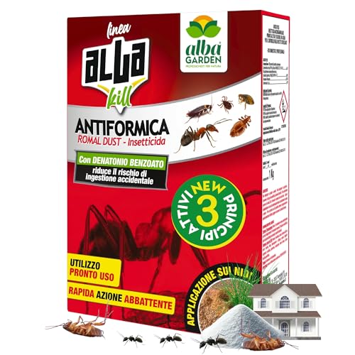 Albagarden - Esca Anti Formiche In Polvere X 750 Gr - Insetticida Formiche Universale Per Casa Orto E Giardino - Antiformiche A Base Di Cipermetrina - Veleno Solubile