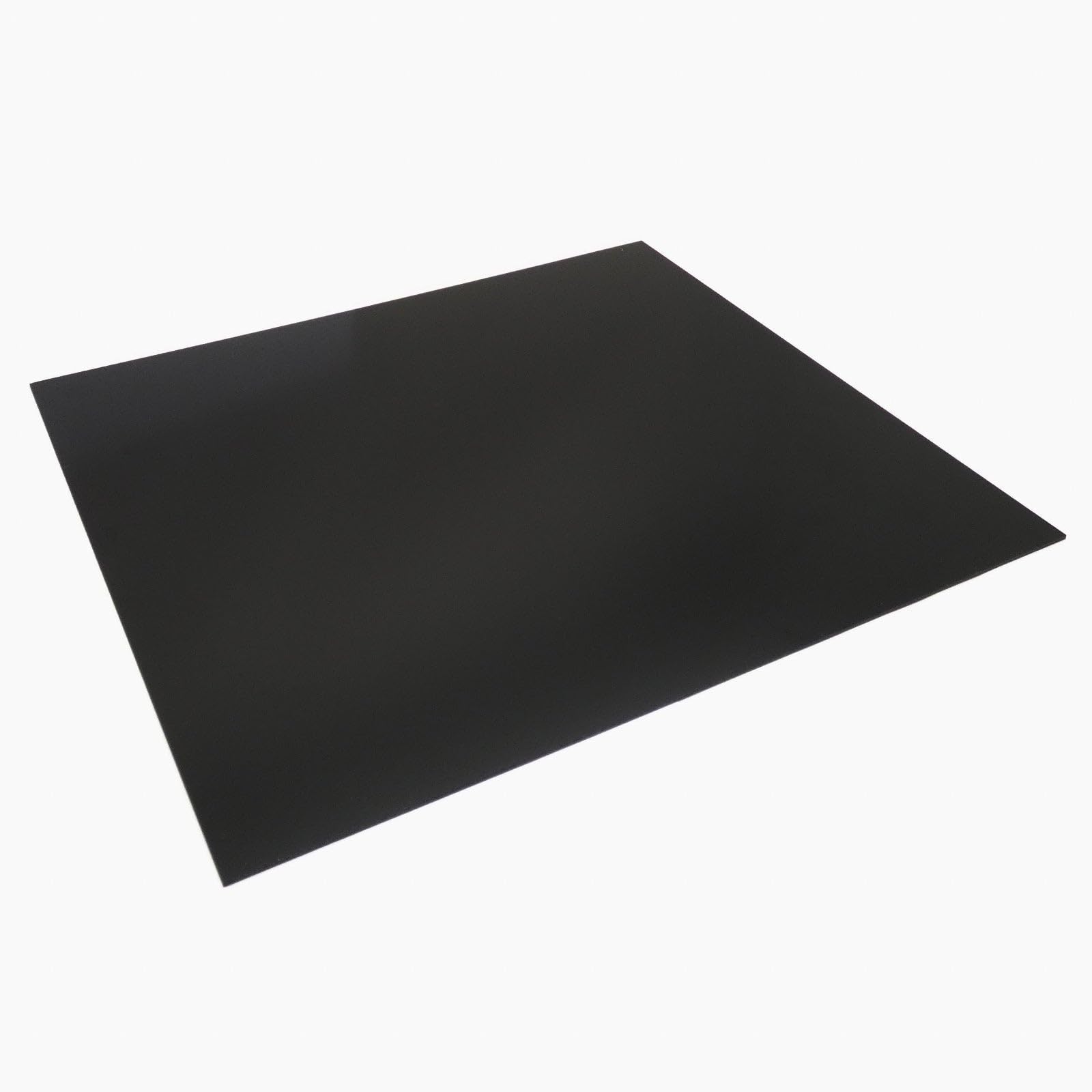335x300x0.5mm Fiberglass G10 Composite Laminate Sheet Panel 13x11.8" (Black)