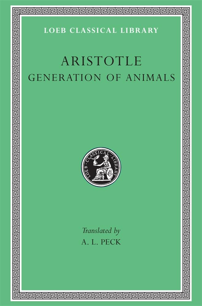 Loeb Classical Library Generation of Animals Hardcover
