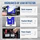 OURANTOOLS Rauch Leck Detektoren Rauch Tester Automotive Kraftstoff Leck Detektoren EVAP Rauch Maschine Leck Tester Rohr Leck Tester für 12V Fahrzeuge