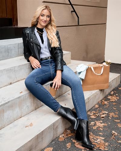 Utyful Skinny Jeans for Women Trendy High Waisted Classic Slim Fit Stretchy Denim Pants Jeggings Country Concert Outfit2