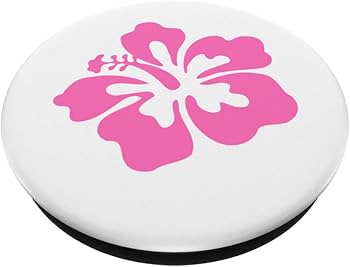 Amazon.com: Pink Hibiscus Tropical Flower Hawaiian Floral White Zx