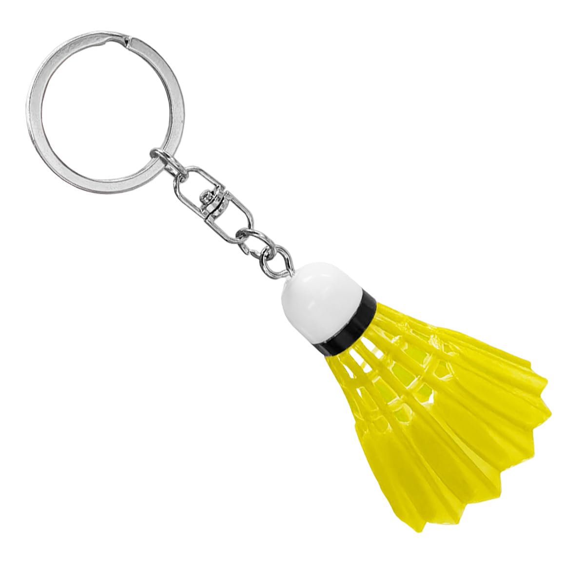 Mini Badminton Car Key Chain Personalized Auto Key Fob Keychain Holder Key Ring Decoration Accessories for Women Men
