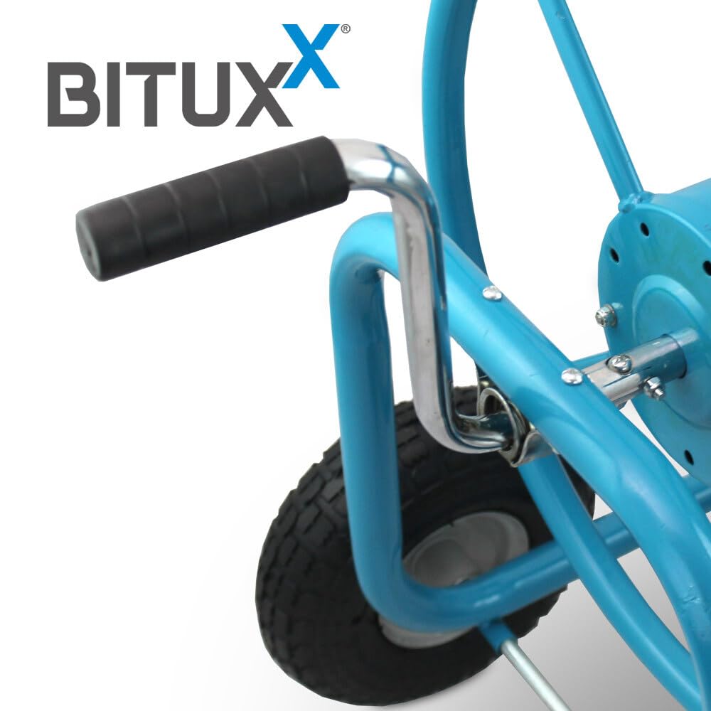 Bituxx Gartenschlauchwagen Schlauchwagen Schlauchaufroller Handwagen Karre bis 70m 3/4"