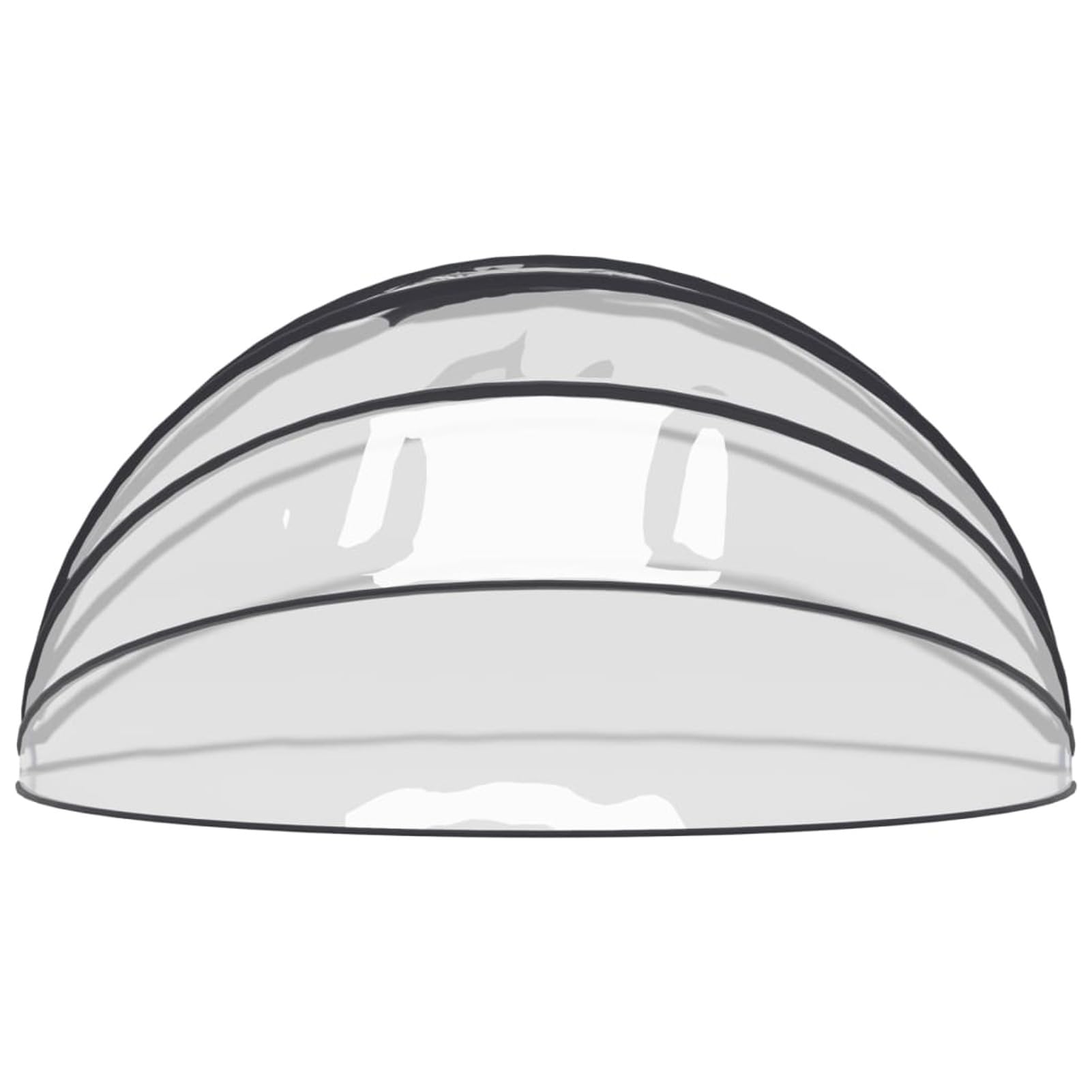 SECOLI Cubierta de piscina cúpula para piscinas elevadas, cubierta redonda para piscina, 559 x 275 cm - 559 x 275 cm