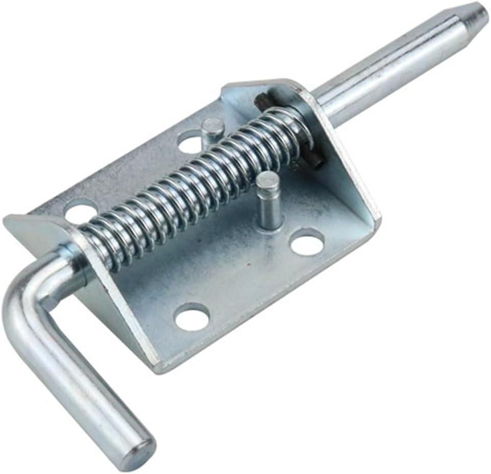 Hidden Hinge Industrial Spring Buckle 304 Stainless Steel Heavy-Duty Doors Mechanical Equipment Hardware Accessories 1Pcs(Iron)