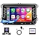 4G+64G Wireless Carplay Autoradio für VW Golf 5 6 Passat Polo Tiguan Touran Caddy Skoda SEAT 7 Zoll Autoradio Android Auto Mirror Link GPS Navi WiFi Bluetooth FM/RDS/EQ Lenkradsteuerung Rückfahrkamera