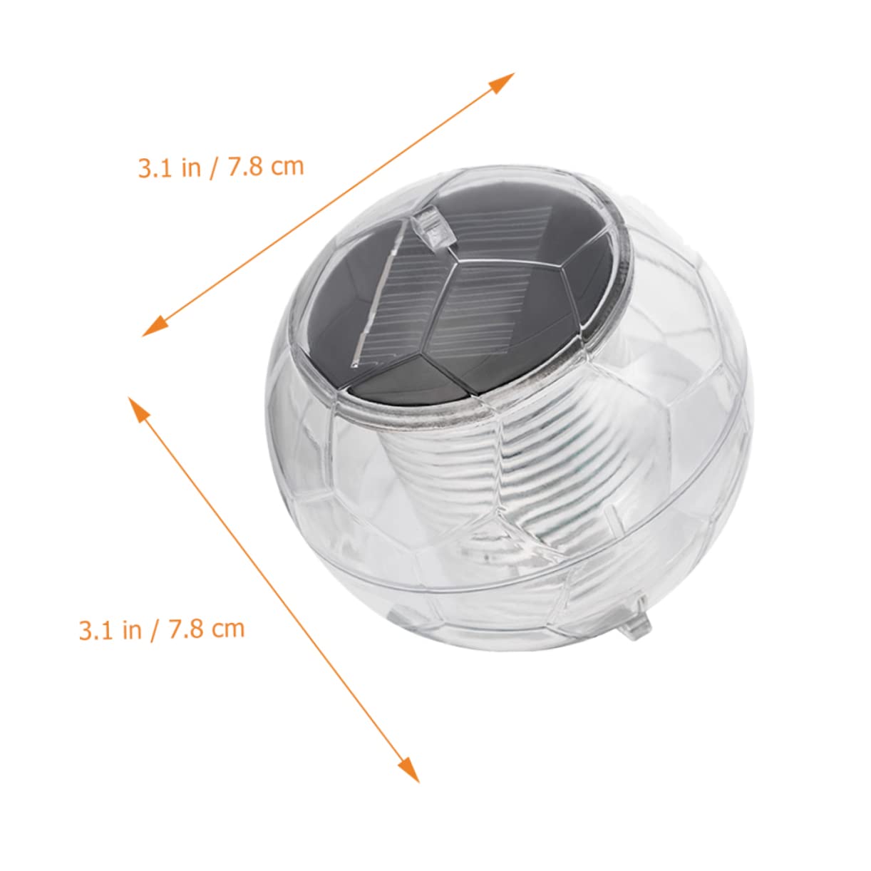 BESPORTBLE 3piezas Luces Flotantes Solares Led Para Piscina Iluminación Para Jardín y Decoración De Fiestas Acuáticas Diseño De Bola Para Estanques y Exteriores