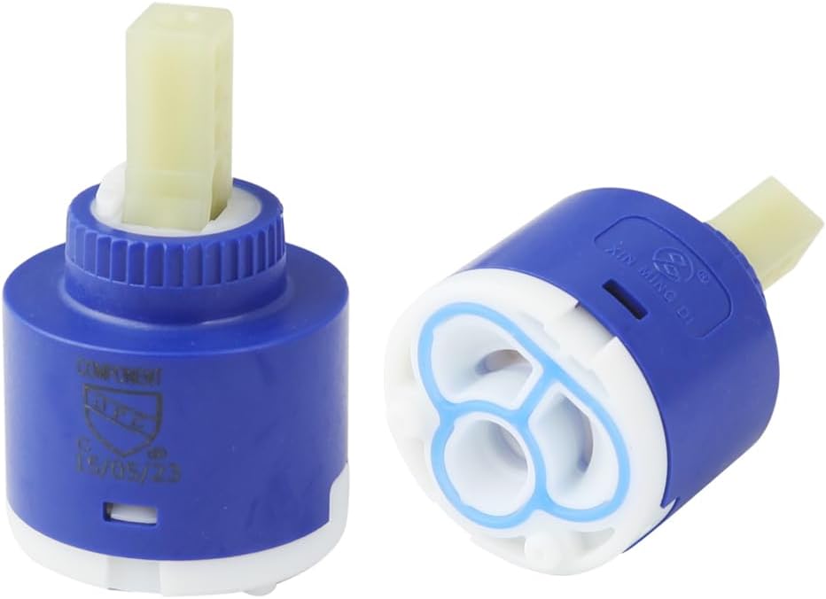 40mm Ceramic Faucet Cartridge Replacement for Shower Faucet, Only Applicable to POP SANITARYWARE Shower Faucet