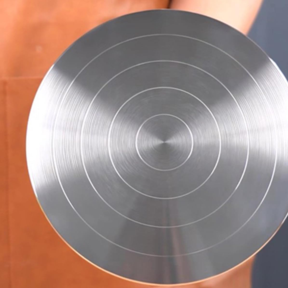 GLEAVI Runder Drehteller aus Aluminiumlegierung für Tonskulpturen, Manuelle