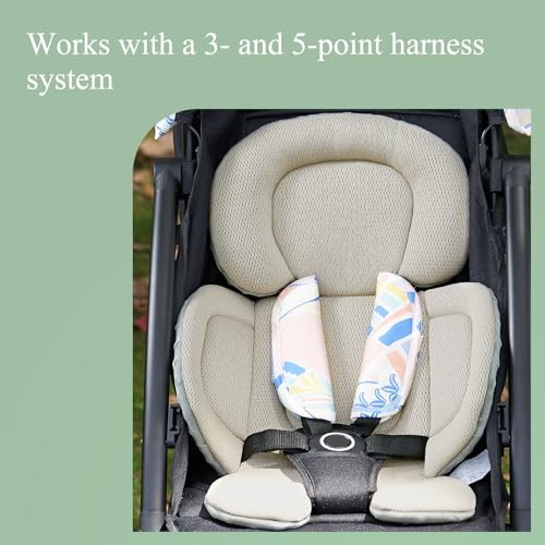 Miniatura 9 de Innokids Relleno Para Asiento De Coche Infantil, Almohada De Apoyo Para La Cabeza Y El Cuerpo Para Recién Nacidos, Apto Para Sillas De Coche Y Cochecitos Beige Y Gris