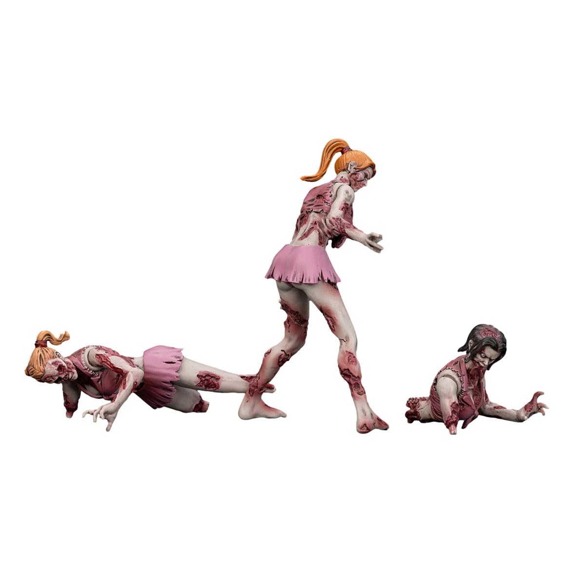 JOYTOY 3inch Dark Source Zombie Figure 1:25 Scale Action Figure (CheerLeaders)