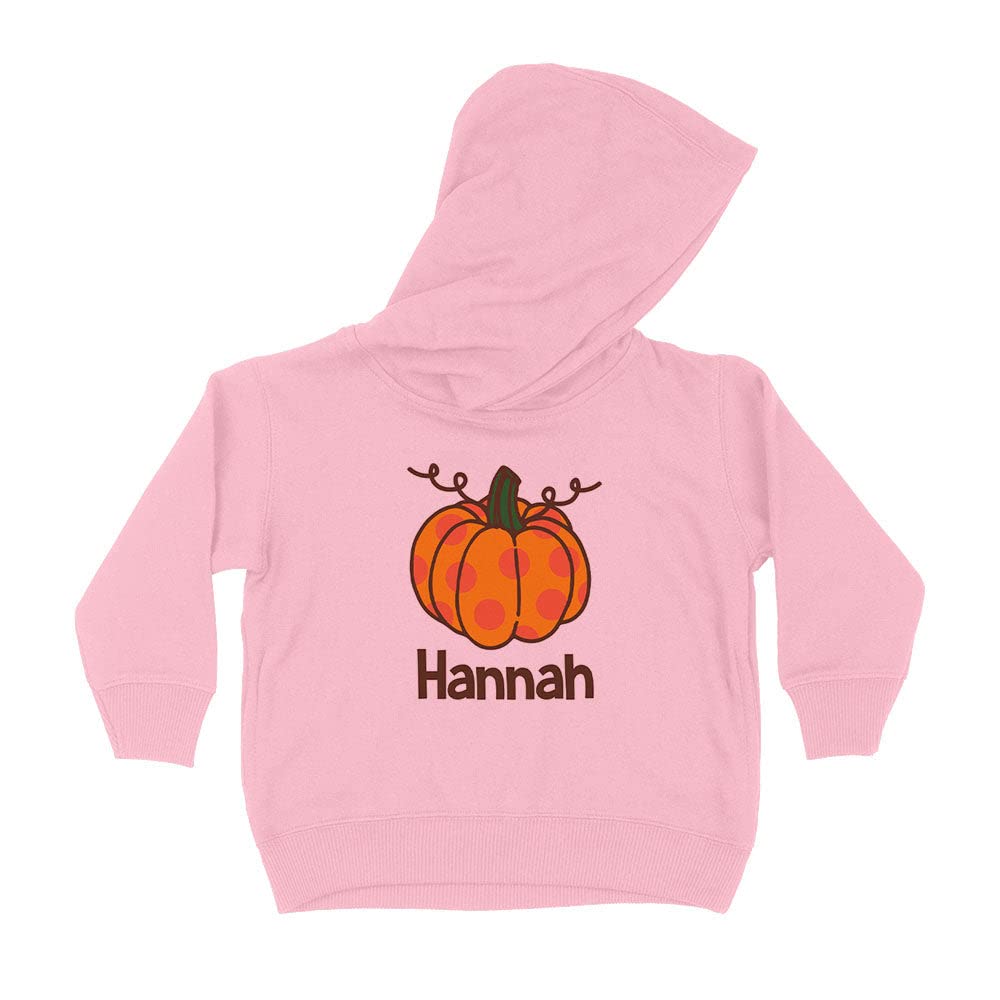 Pumpkin Hannah Kids Hoodie Sweatshirt Toddler 4T Light Pink