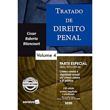 Capa do livro Tratado de Direito Penal - Vol. 4 - 14ª edição de 2020: Volume 4