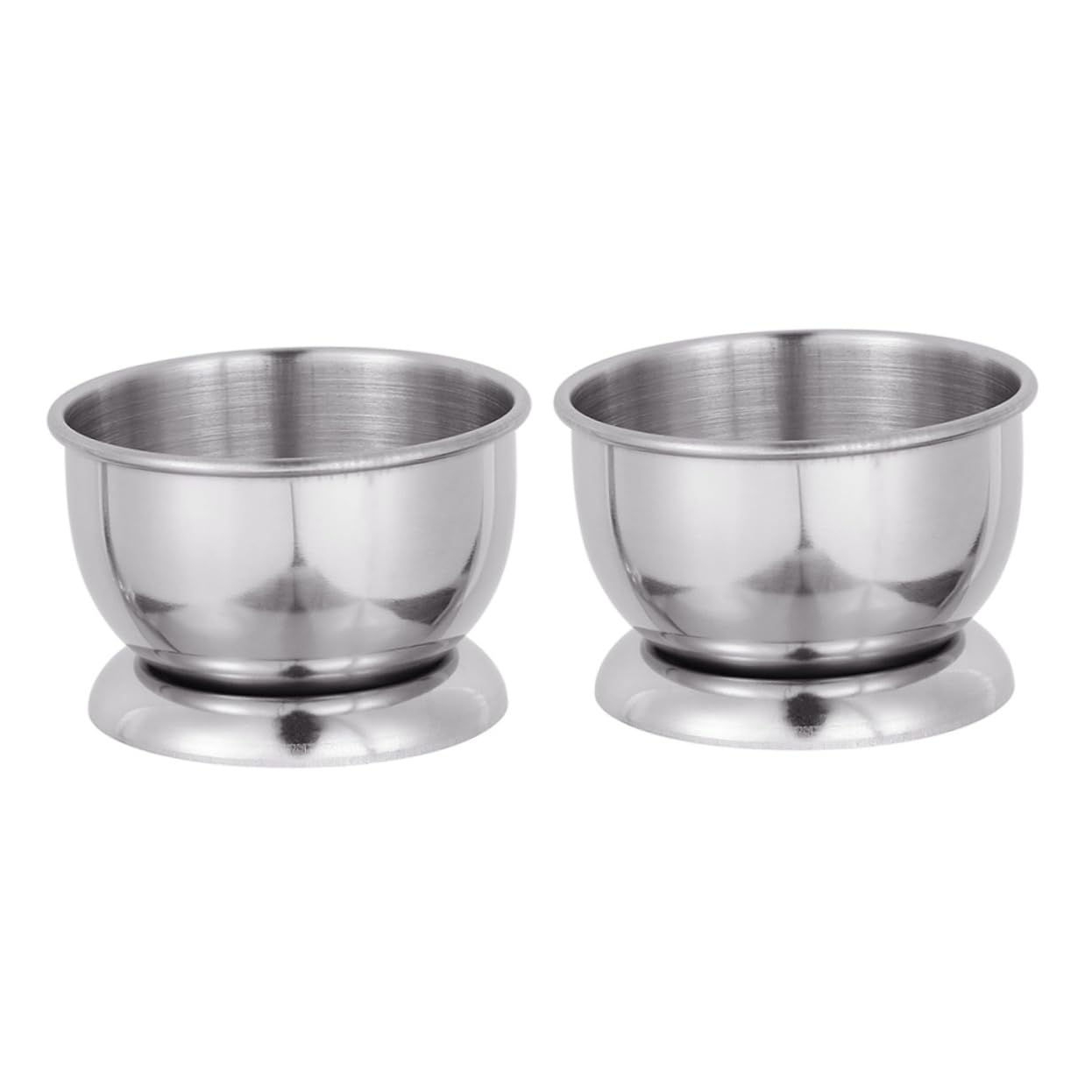 ULTECHNOVO 4 Sätze Kleine Teetasse Faltbar Tassen Reisen Becherbecher Aus Edelstahl Rostfreie Teetasse Edelstahlbecher Trinkbecher Aus Edelstahl Rostfreier Stahl Silber 2 Stücke * 4