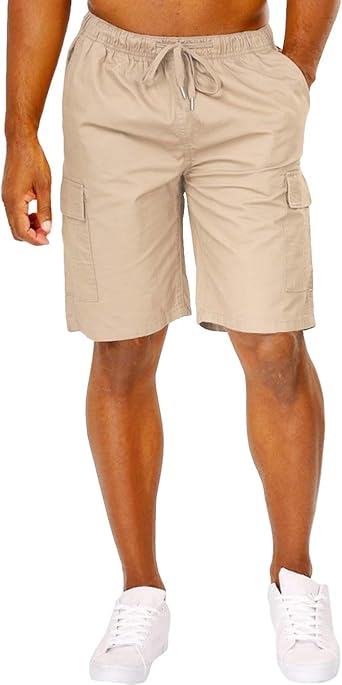 Mens work shorts elastic waist Clearance