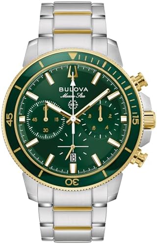 Bulova Men's Marine Star Series C Two-Tone Stainless Steel 6-Hand Chronograph Quartz Watch