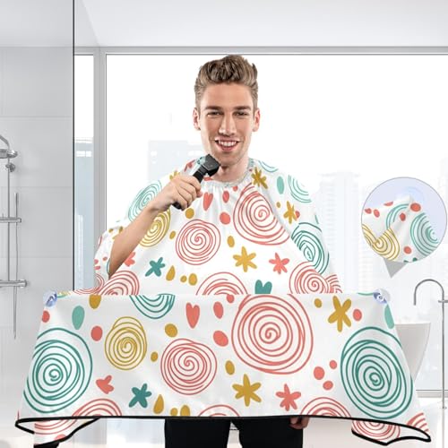 Capa profesional impermeable para corte de cabello con cierre ajustable miniatura 6