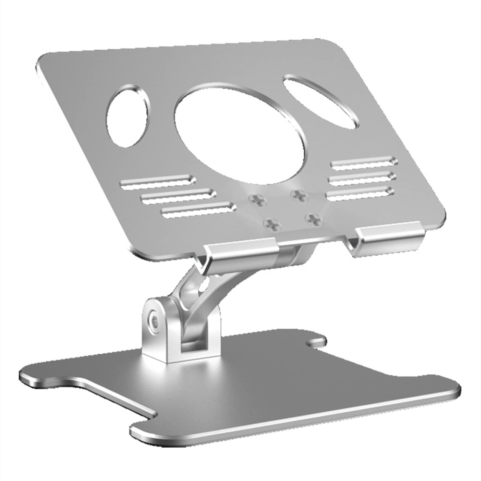 Soporte Tablet Aluminum Desktop Tablet Stand, Dual Axis Height/Angle Adjustable Phone Holder, Foldable Tablet Drawing Stand, Support all 4-13" Phones and Tablets Soporte multiángulo portátil ( Color :