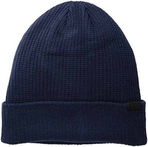 Levi's Classic Warm Winter Knit Beanie Hat Cap Fleece Lined for Men and Women Beanie Hat, Navy, One...