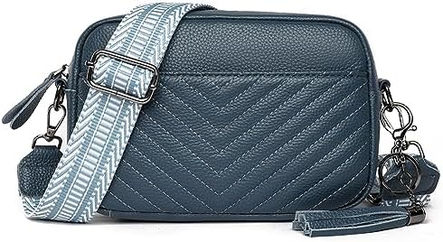 TIAASTAP Cross Body Bag - Small Handbags & Shoulder Bags with Adjustable Wide Strap, Multipurpose Leather Crossbody Bag for Women Ladies Girls Daily Use